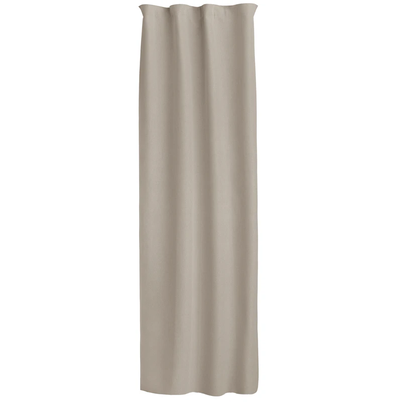 Nightfall Blackout Curtain With Heading Tape 135x250 cm, Warm Beige