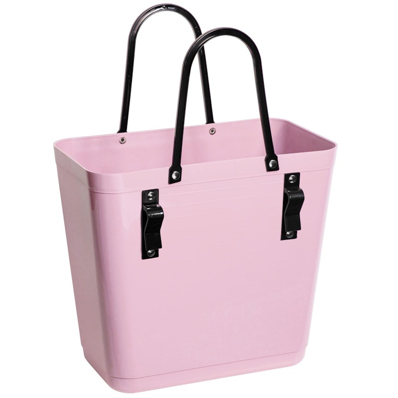 Bag With Bicycle Hooks Tall Recycled Plastic, Dusty Pink