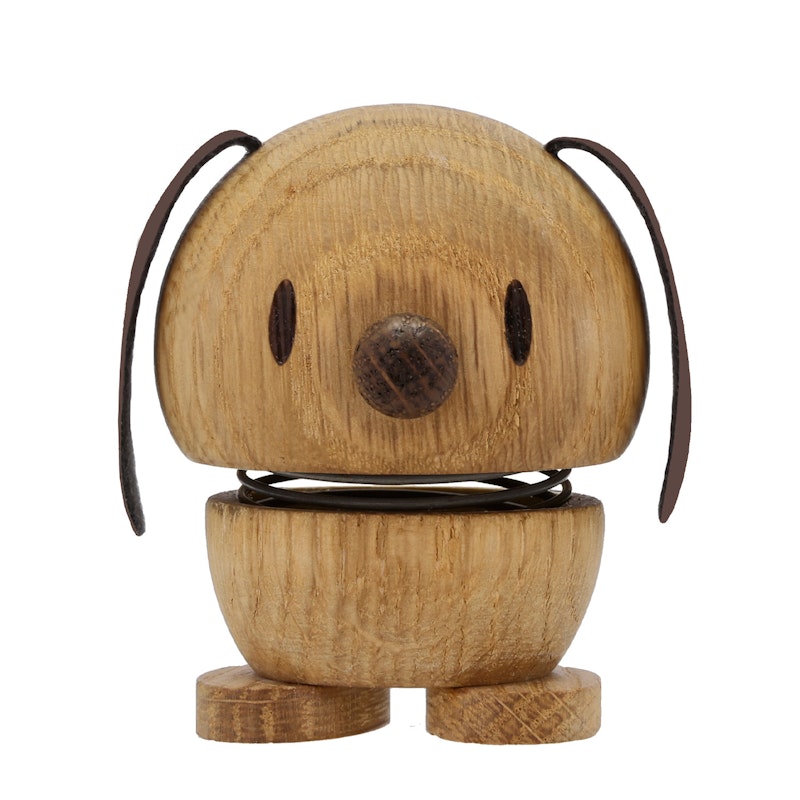 Hoptimist Dog Figure S, Oak