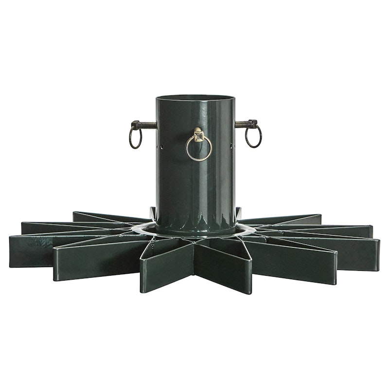 Star Christmas Tree Stand, Dark Green