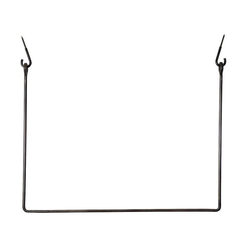 Coat Rack, Black/Iron