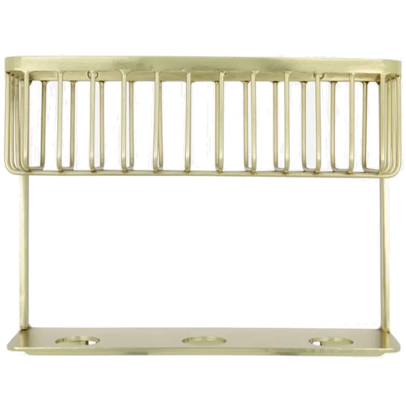 Bath Shelf, Brass