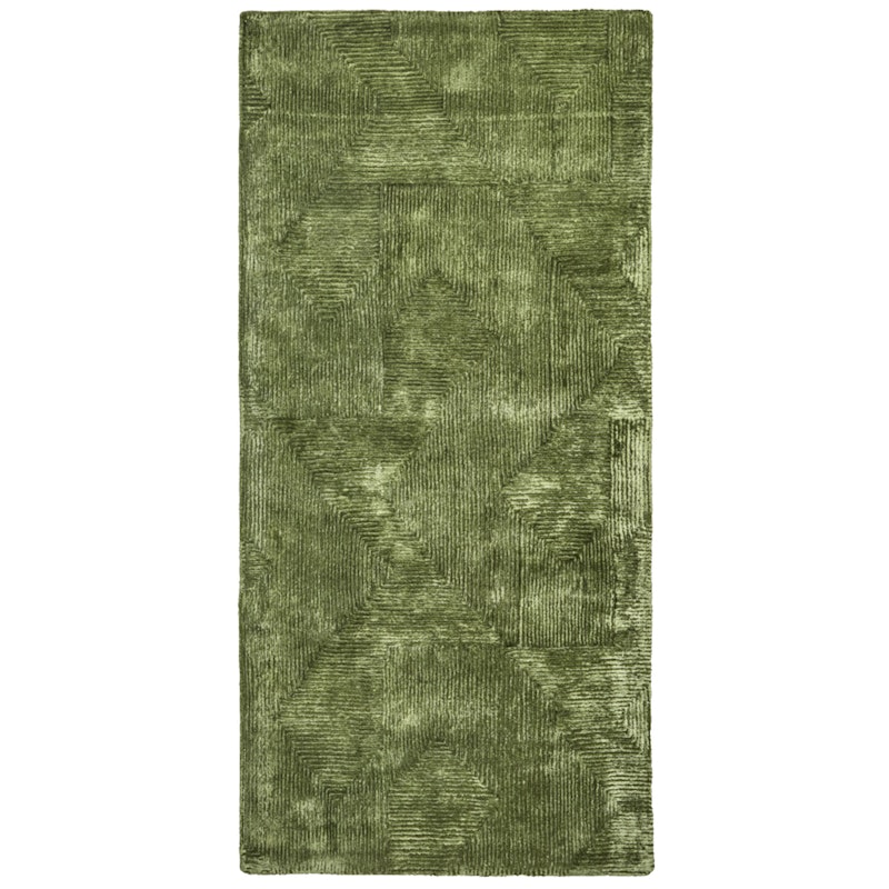 Shine Rug Green 90x200 cm, Green