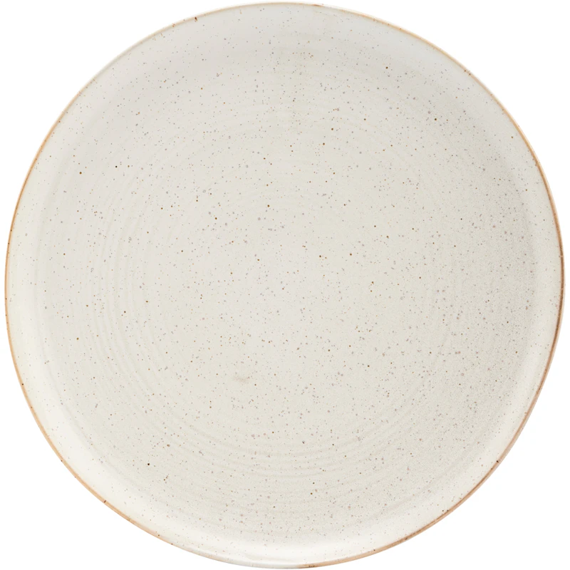 Pion Dinner Plate 28,5 cm, White / Grey