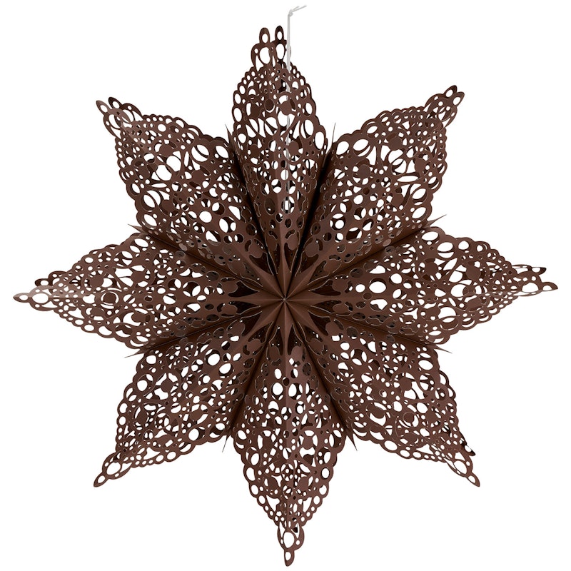 Clip Christmas Star 60 cm, Brown