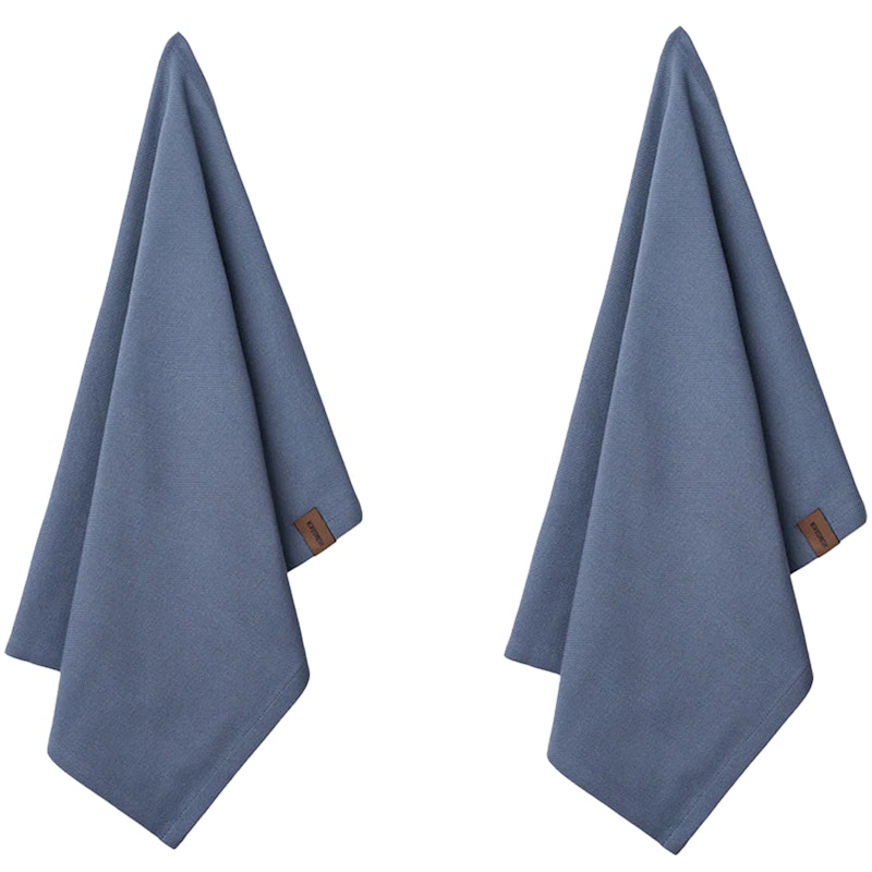 Tea Towel 2-pack, Blue Stone