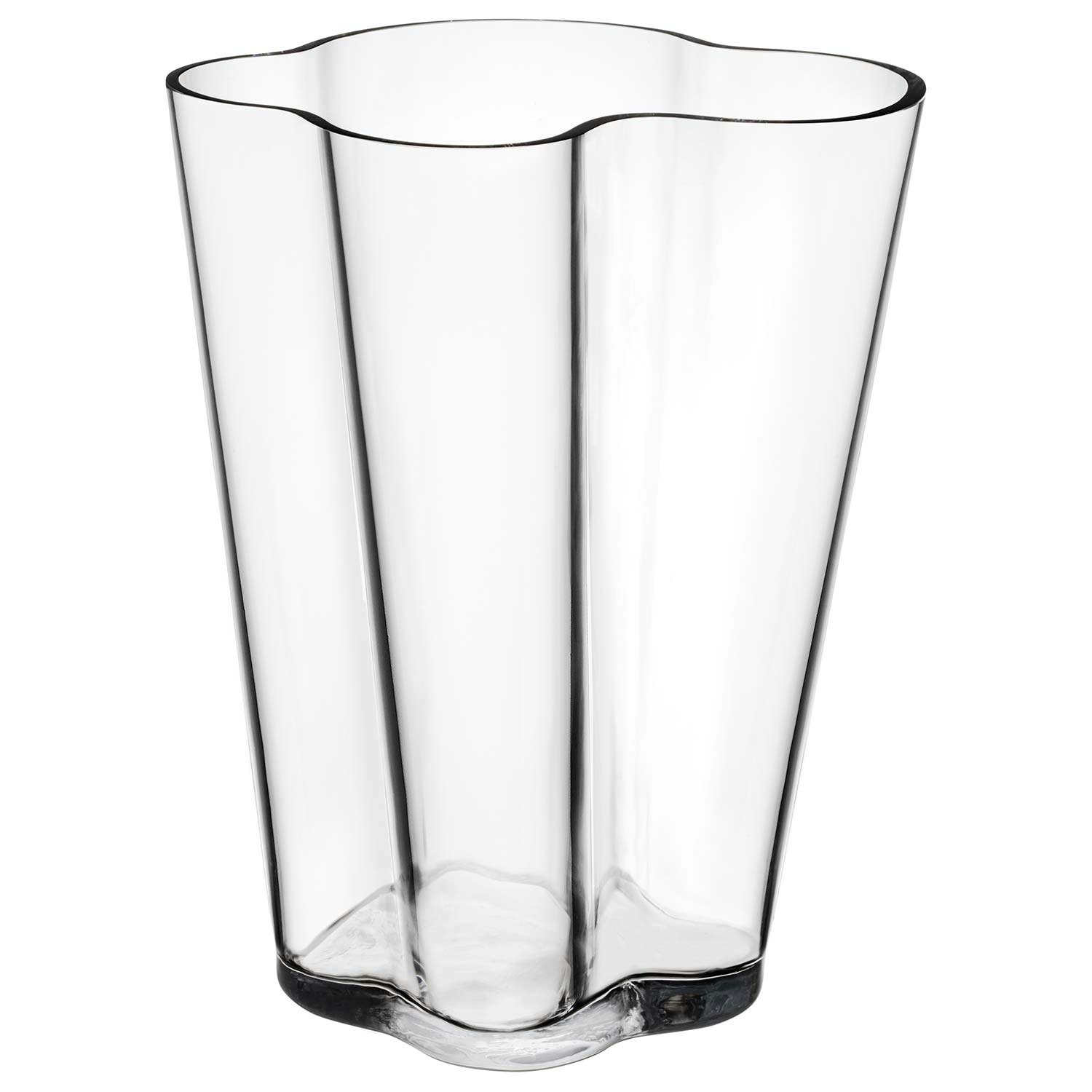 Aalto Vase 27 cm, Clear from Iittala | RoyalDesign