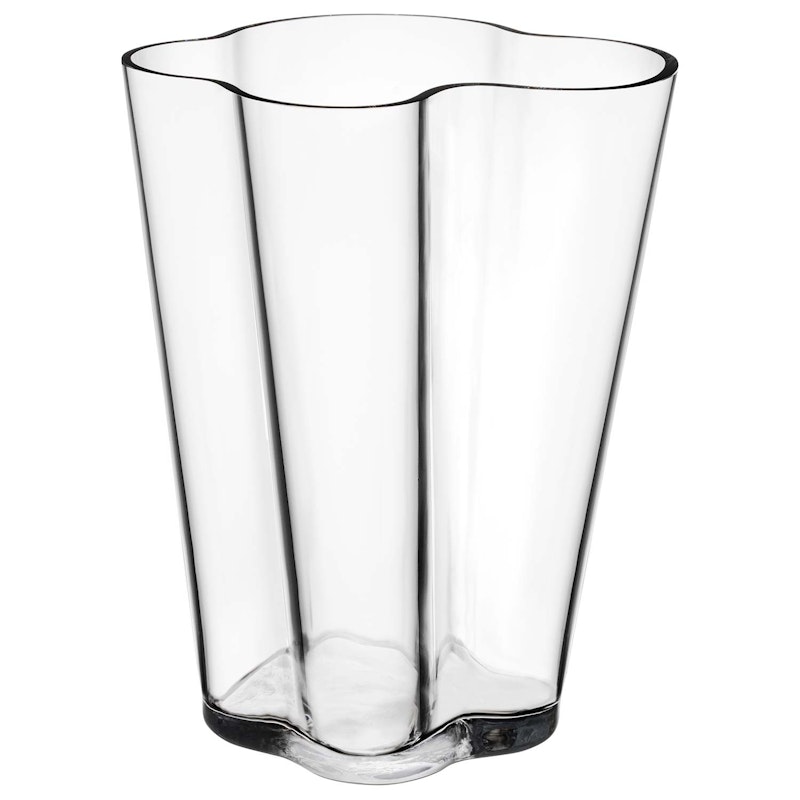 Alvar Aalto Vase 27 cm, Clear from Iittala | RoyalDesign