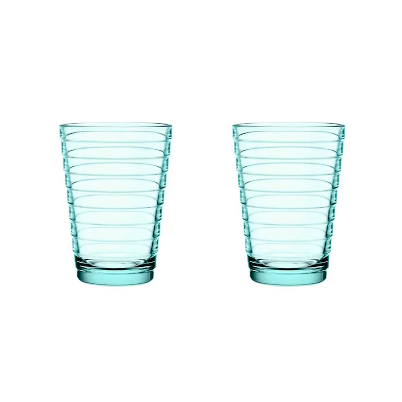 Aino Aalto Drinking Glass 33 cl 2-pack, Water Green
