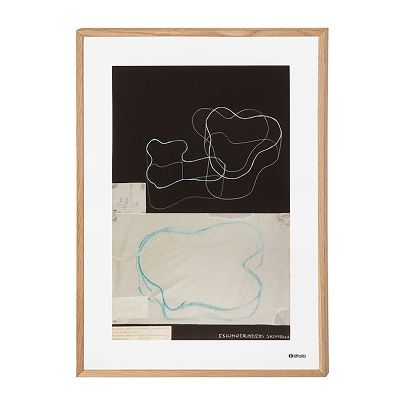 Alvar Aalto Art Poster 50x70 cm, Sketch Black