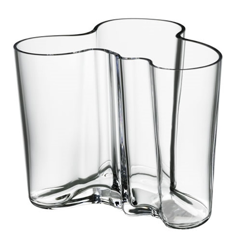 Alvar Aalto Vase 12 cm, Clear from Iittala | RoyalDesign
