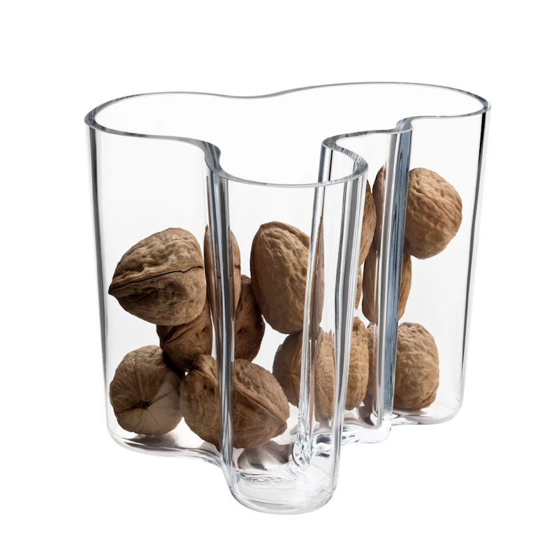 Alvar Aalto Vase 12 cm, Clear from Iittala | RoyalDesign