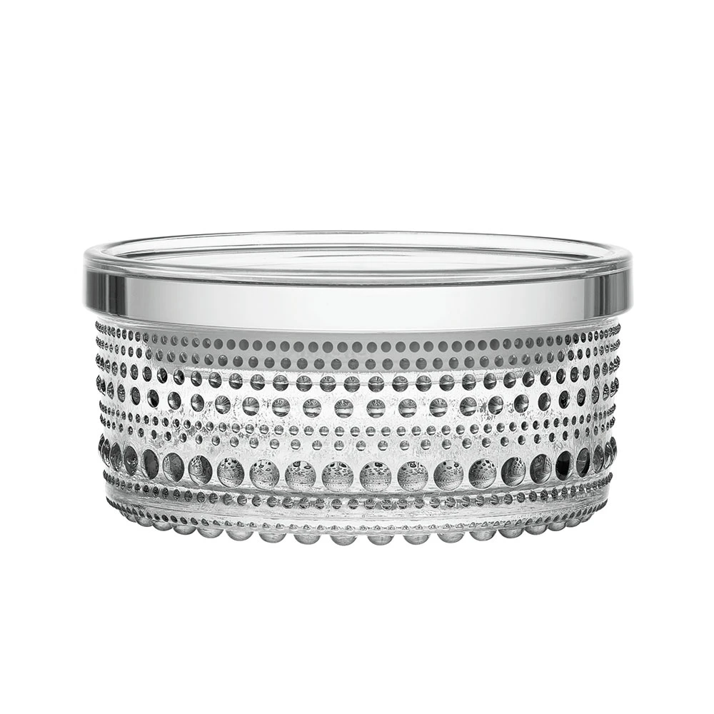 Kastehelmi Large Jar With Lid in Rain