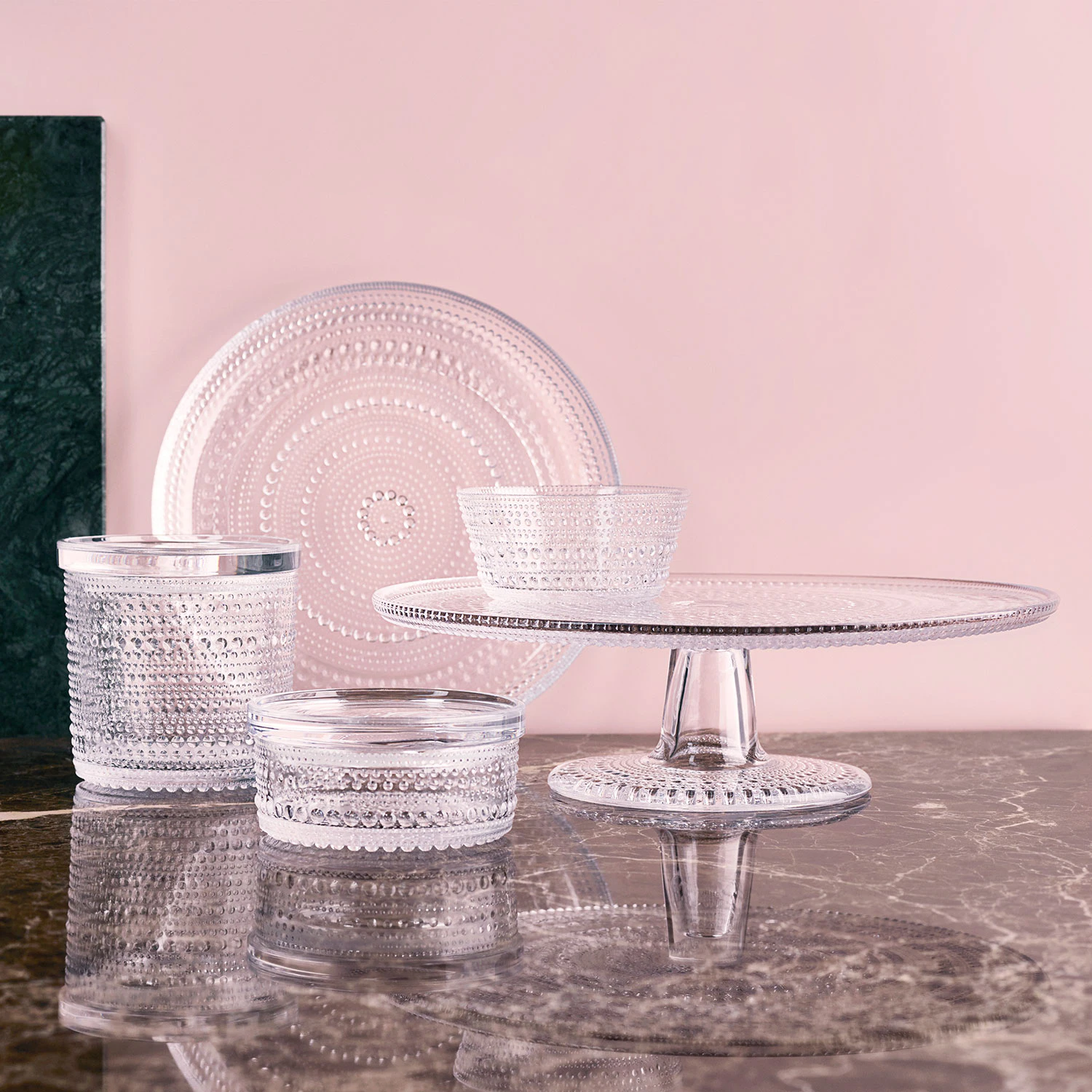 Iittala Kastehelmi Plate 248mm Clear - Thumbnail 2