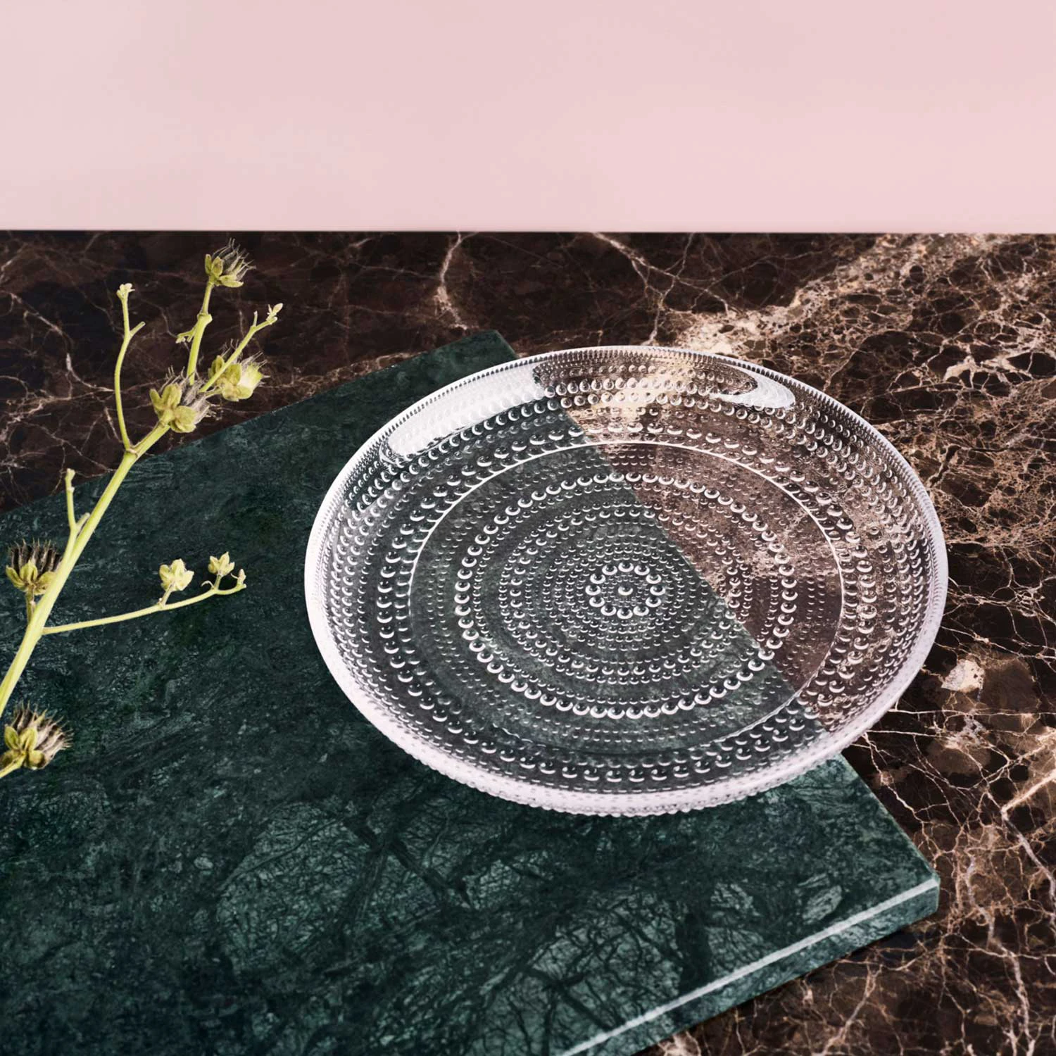 Iittala Kastehelmi Plate 248mm Clear - Thumbnail 3