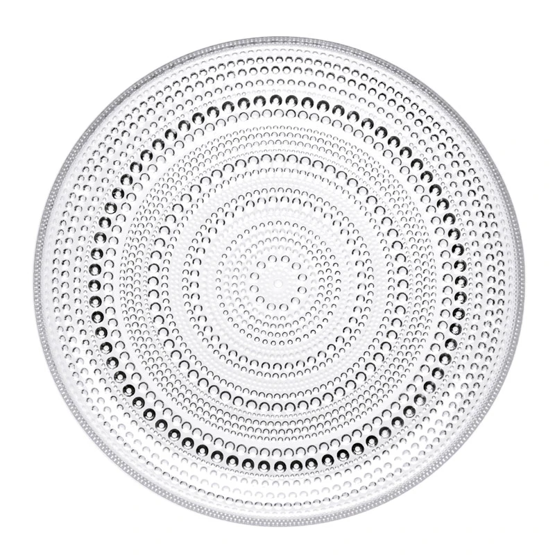Kastehelmi Plate Clear, 24,8 cm