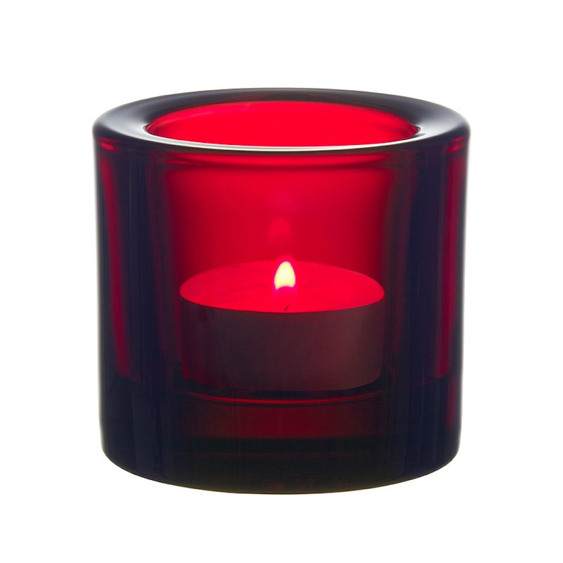 Kivi Candle Holder 6 cm, Cranberries