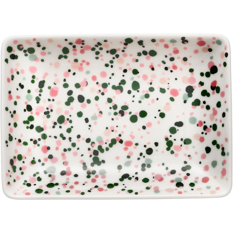 Oiva Toikka Collection Helle Plate Pink / Green, A6 10x15 cm