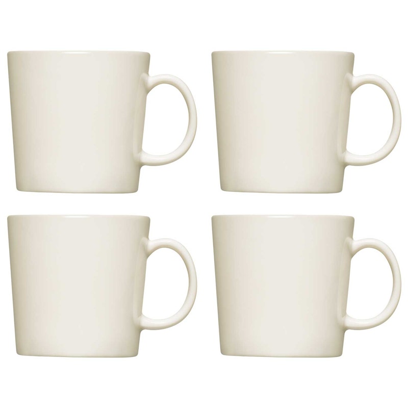 Teema Mugs 4-pack 30 cl, White