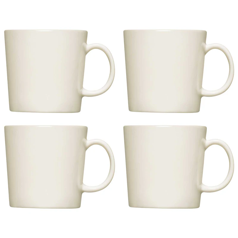 Teema Mugs 4-pack 30 cl, White