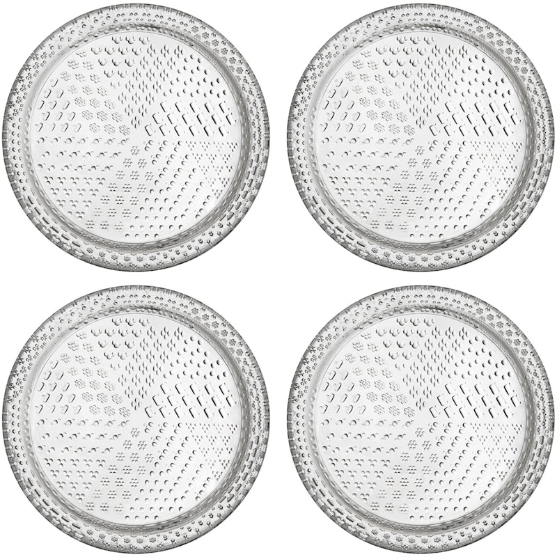 Tundra Side Plates 4-pack 15,4 cm, Clear