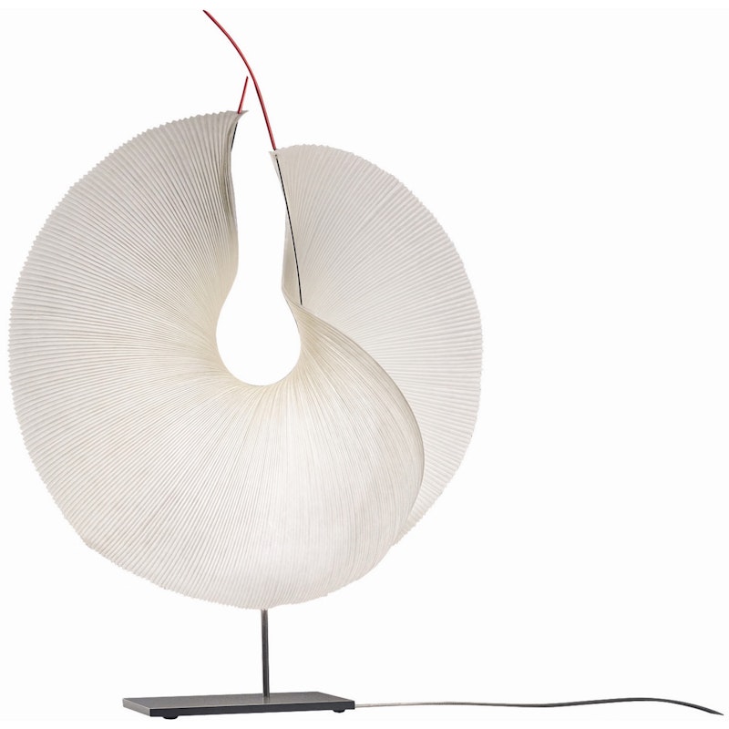 Yoruba Rose Table Lamp, White