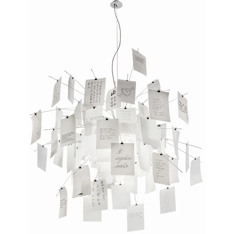 Zettel'z 5 Pendant Silver 330 cm