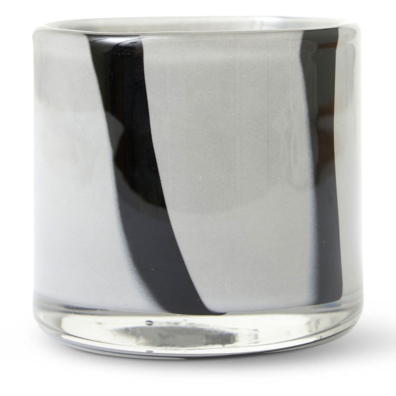 Luci Candle Holder 8 cm, Black / Grey