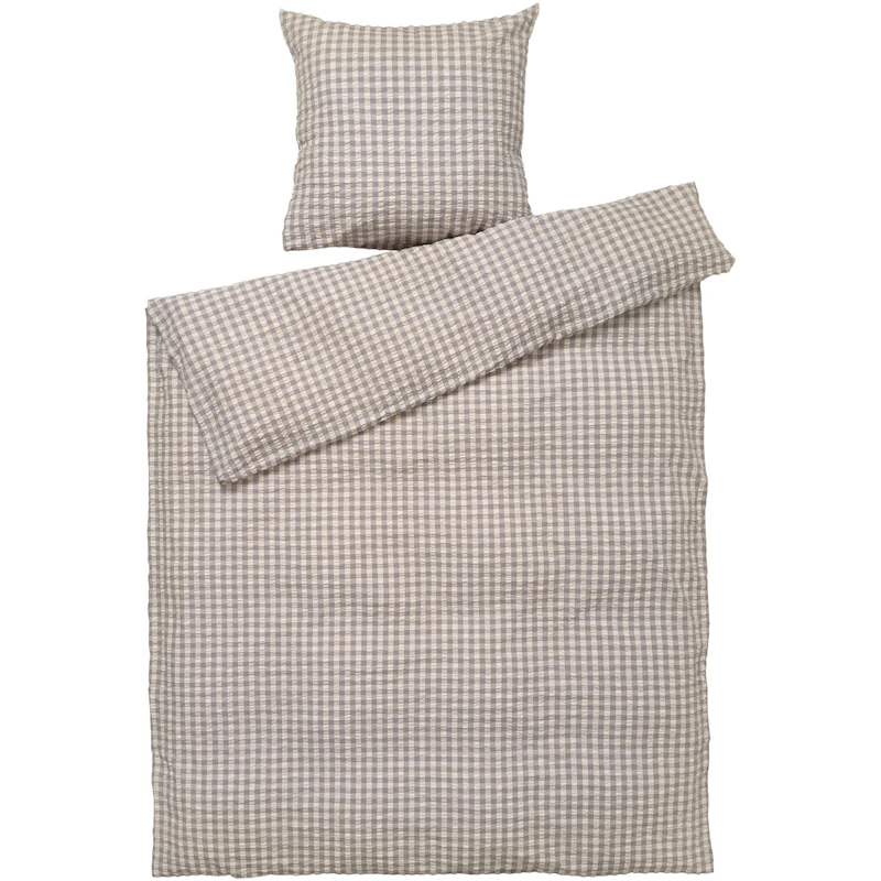 Bæk & Bølge Bed set 150x210 + 50x60 cm, Grey