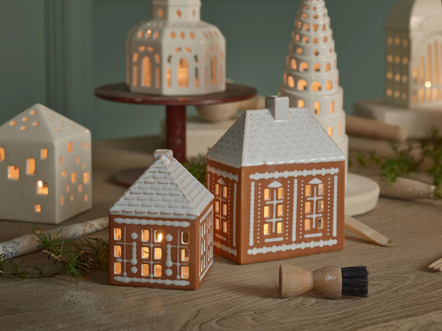 Kähler Gingerbread Candle Holder - Thumbnail 4