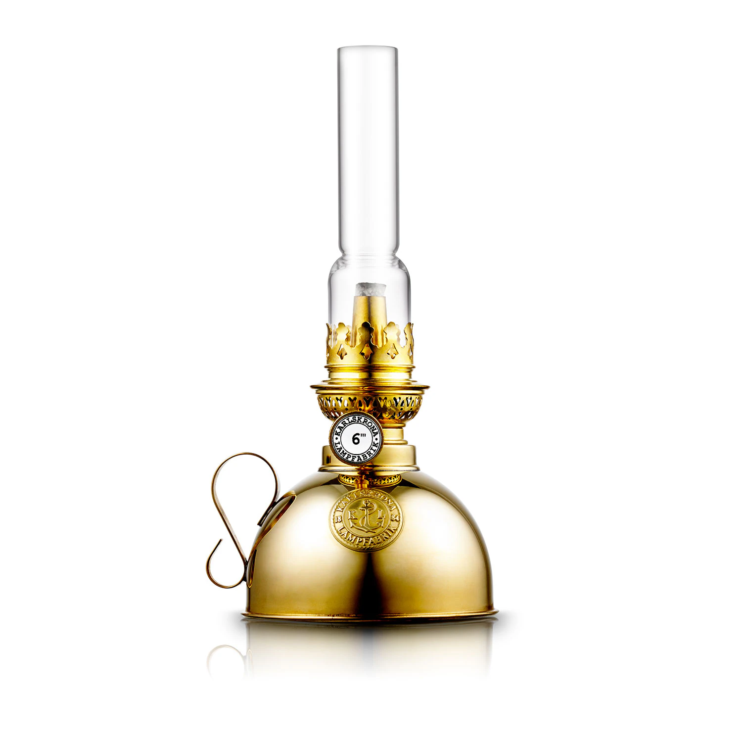 Karlskrona Lampfabrik N223M ランタン Nattlampa Kerosene Lamp, Brass | RoyalDesign