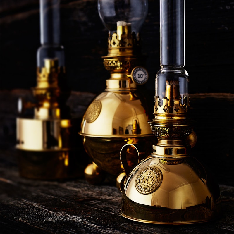 Nattlampa Kerosene Lamp Brass