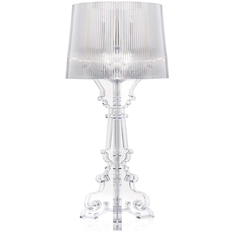 Bourgie Table Lamp, Clear