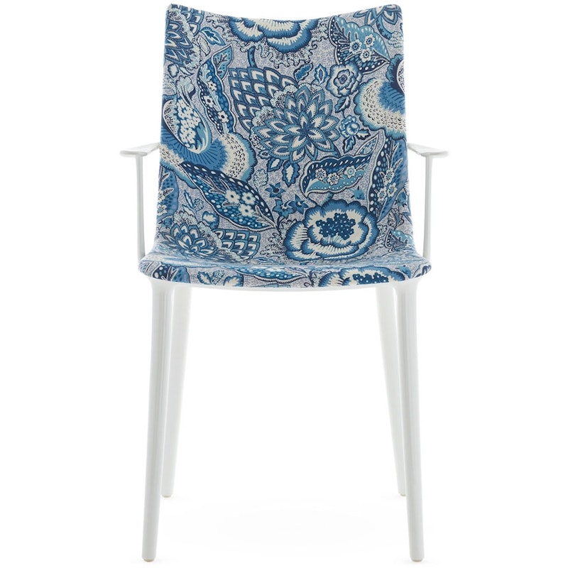 H.H.H. Chair Upholstered Fabric, White / Ink