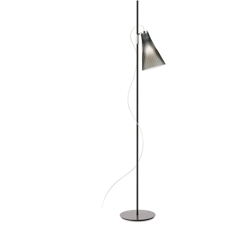 K-Lux Floor Lamp, Black / Smoke