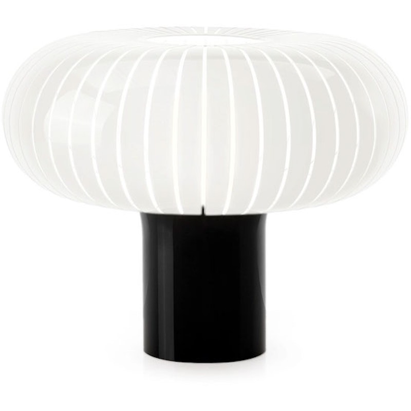 Teresa Table Lamp, Black / White