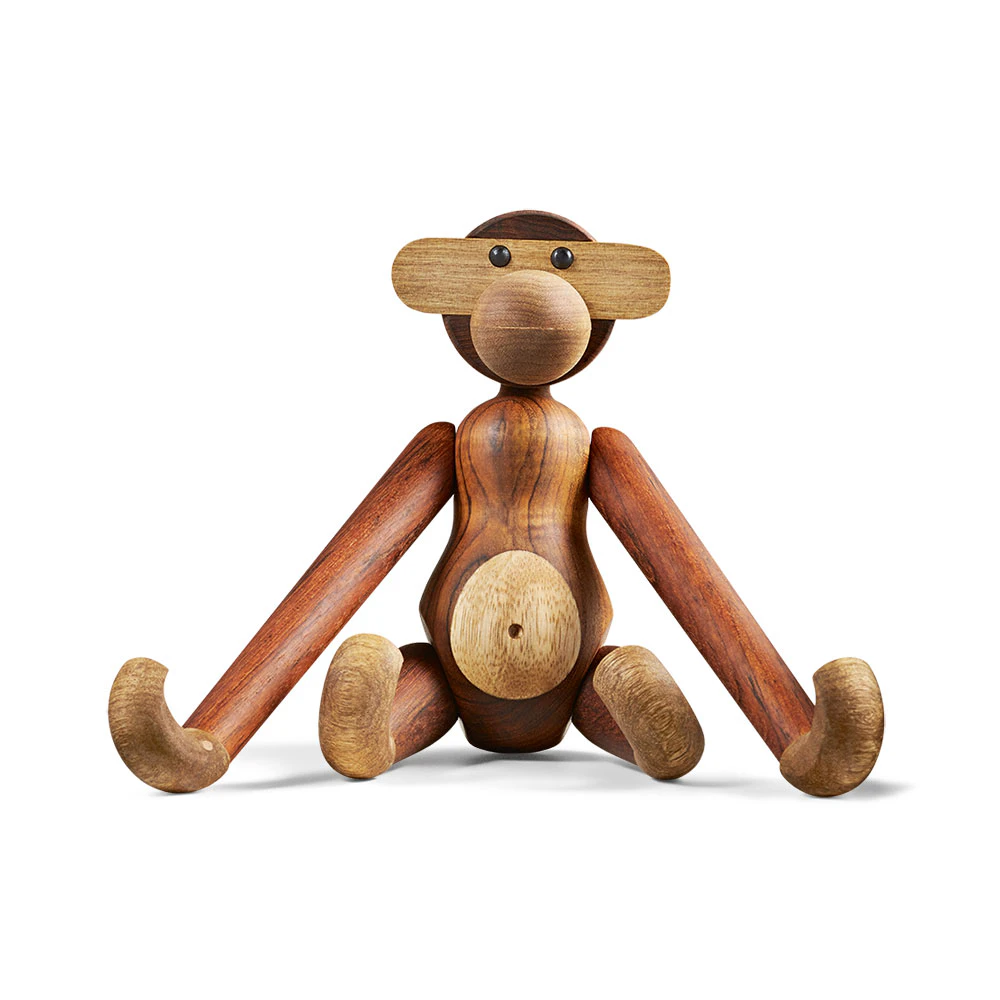 置物 Kay Bojesen Wooden Monkey small 70 AR Monkey Kay Bojesen, Mini from Kay Bojesen | RoyalDesign