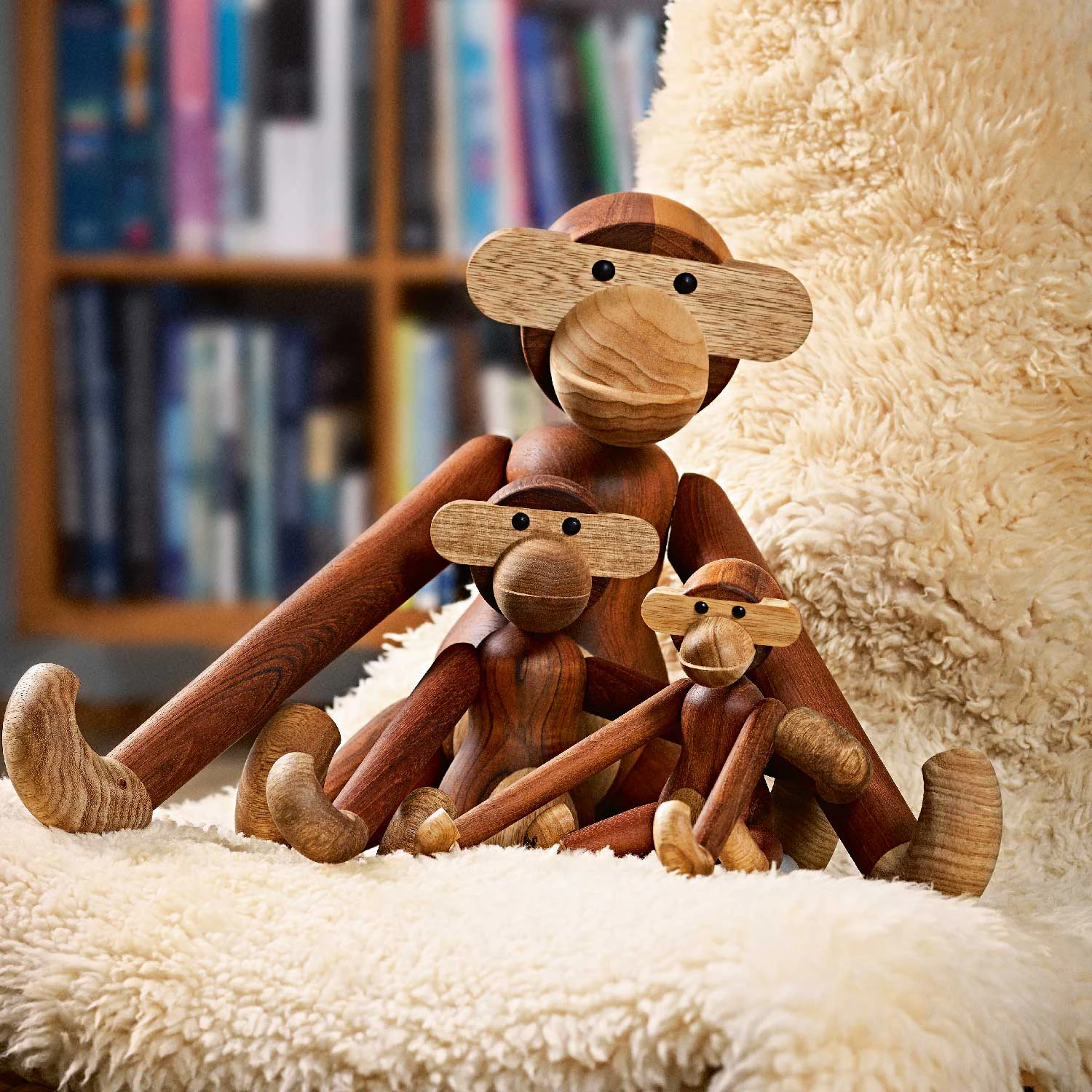 置物 Kay Bojesen Wooden Monkey small 70 AR Kay Bojesen Monkey - Reworked 70 Year Anniversary Monkey – Webb's