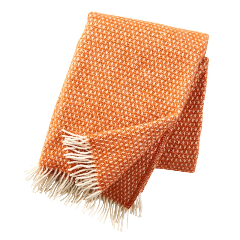 Knut Wool Plaid 130x200 cm, Orange