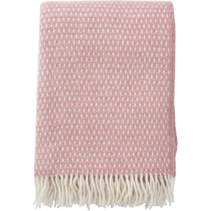 Knut Wool Plaid 130x200 cm, Pink