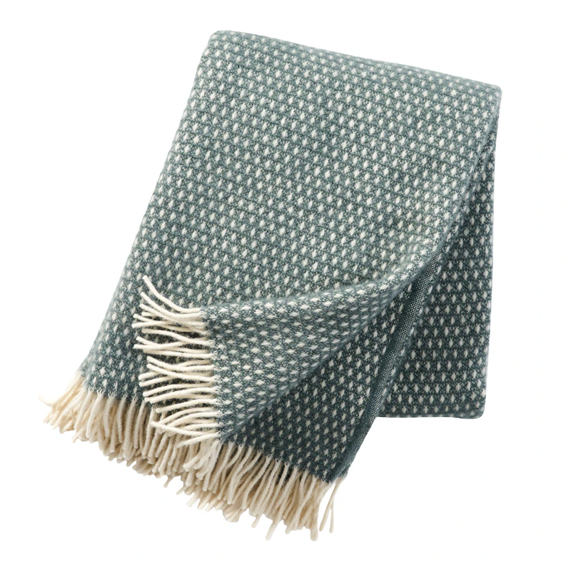 Knut Wool Plaid 130x200 cm, Green