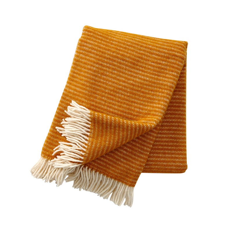 Ralph Wool Plaid 130x200 cm, Mustard