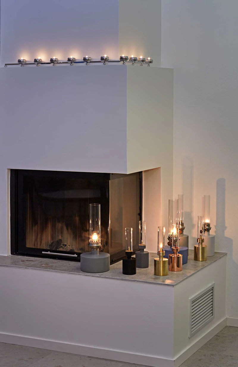 Patina Oil Lamp Small, Copper from Klong | RoyalDesign 