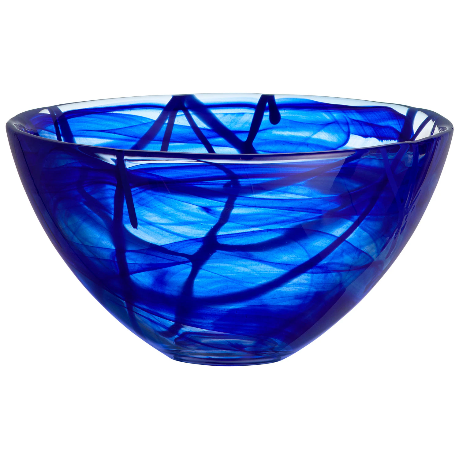 Contrast Bowl Blue, 23 cm from Kosta Boda | RoyalDesign