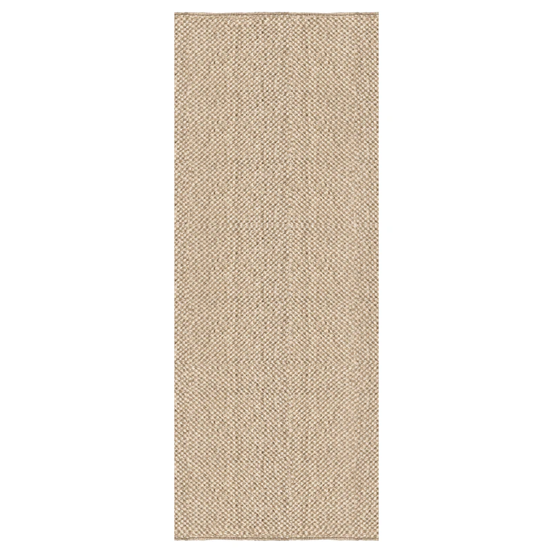 Basket Weave Sisal Rug 75x240 cm, Natural