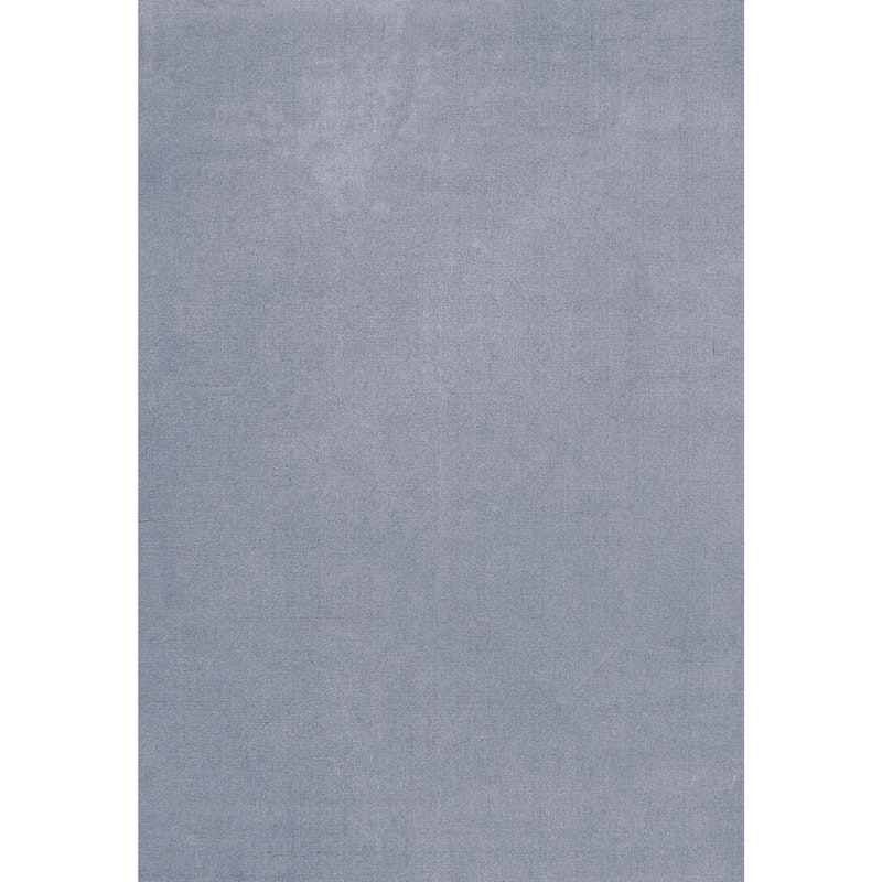 Classic Solid Wool Rug 300x400 cm, Sky Blue