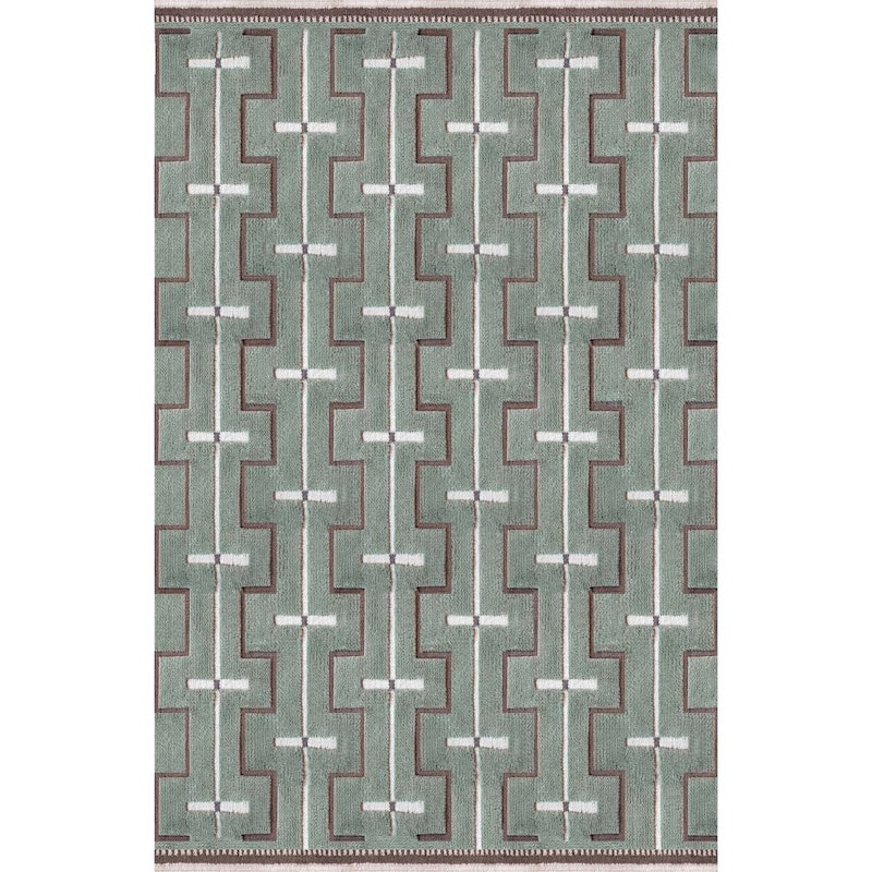 Johanna Wool Rug 200x300 cm, Sage