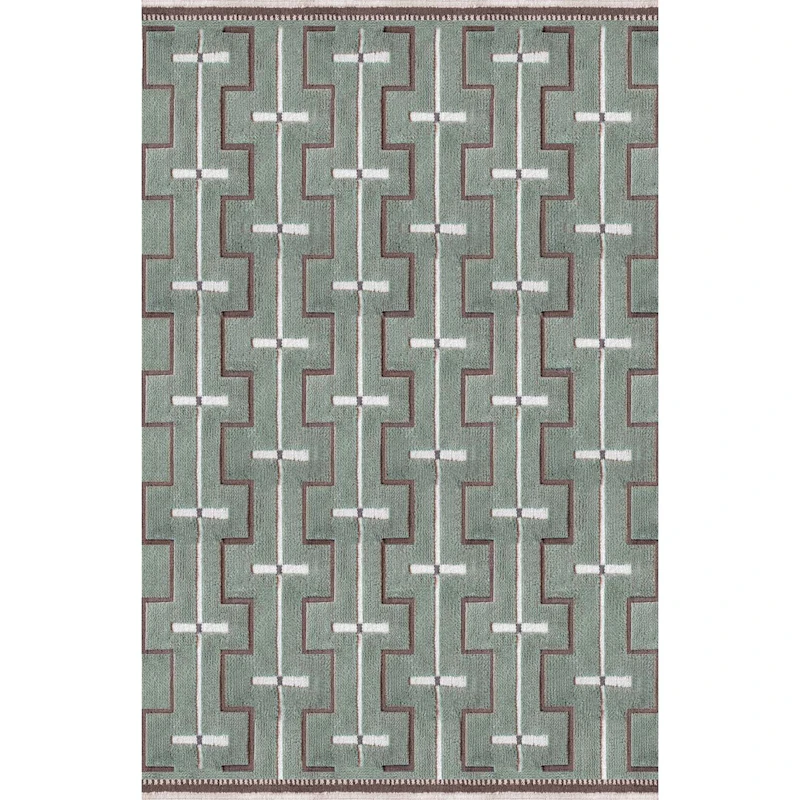 Johanna Wool Rug 200x300 cm, Sage