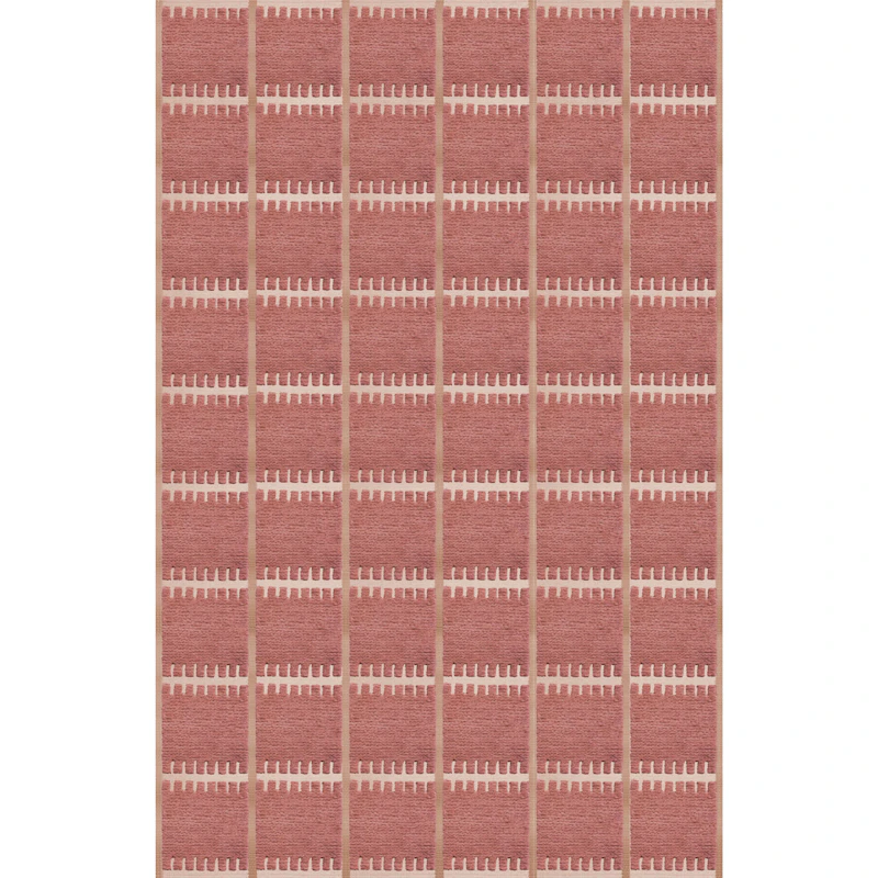 Lilly Wool Rug 180x270 cm, Claret Red