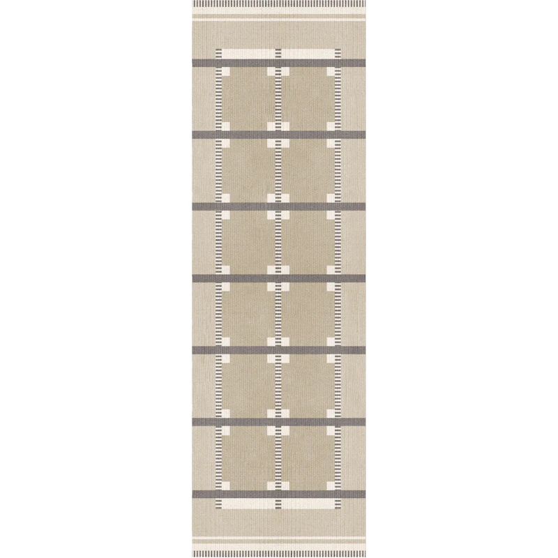 Röllakan Ruth Wool Rug 75x240 cm, Almond